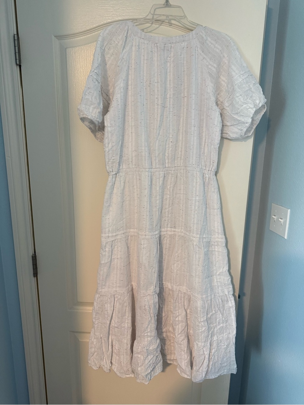 Betsey Johnson White Eyelet Maxi Dress - Picture 5 of 5